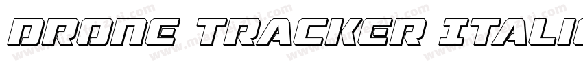 Drone Tracker Italic Italic字体转换